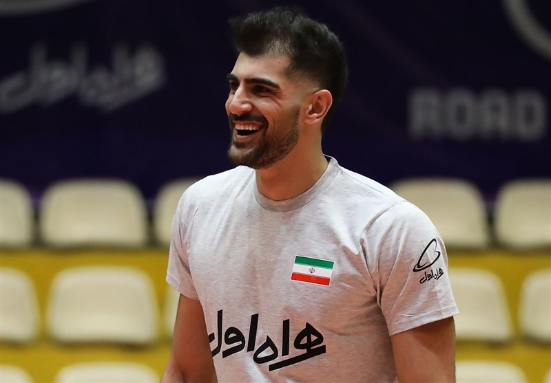 عکس امین اسماعیل‌نژاد والیبالیست