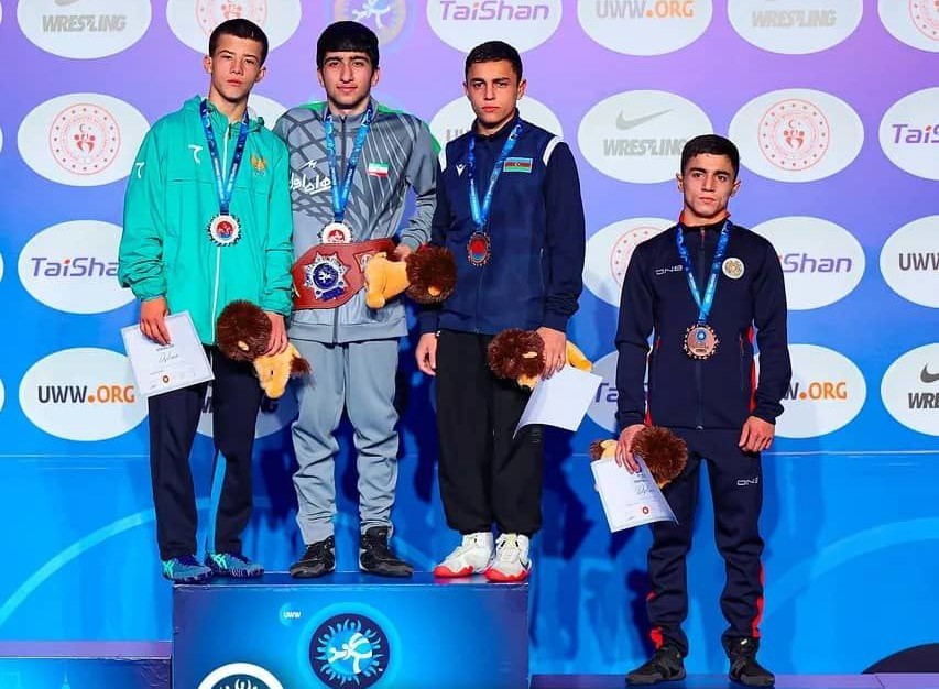 عکس مدال پیام احمدی
